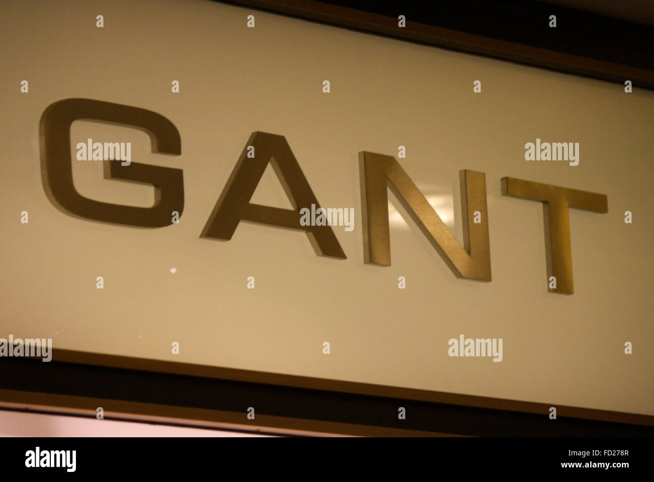 Markenname : 'Gant', Berlin. Banque D'Images