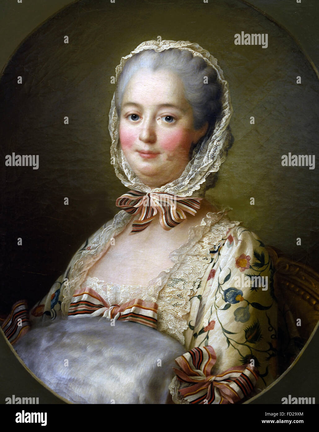 François Hubert Drouais (1725-1775) : Jeanne Antoinette Poisson, Marquise de Pompadour, également connu sous le nom de Madame de Pompadour 1721 - 1764 maîtresse du roi Louis XV France French Banque D'Images
