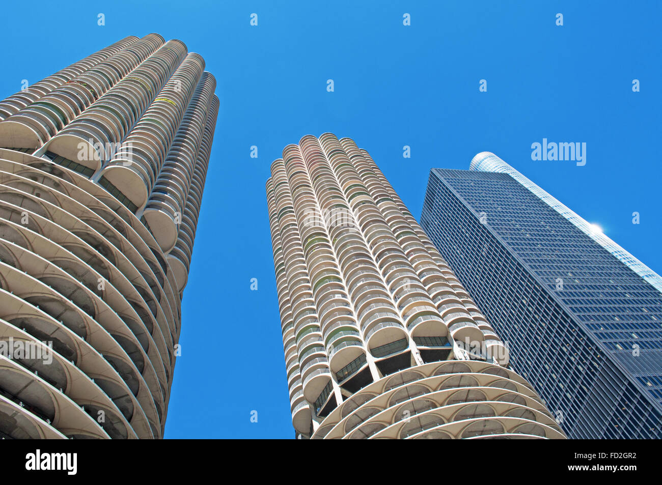 Le lac Michigan, Chicago, Illinois, États-Unis d'Amérique, USA Banque D'Images