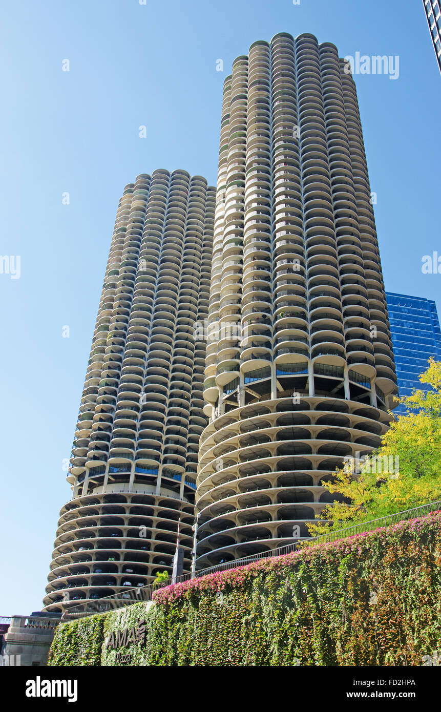 Le lac Michigan, Chicago, Illinois, États-Unis d'Amérique, USA Banque D'Images