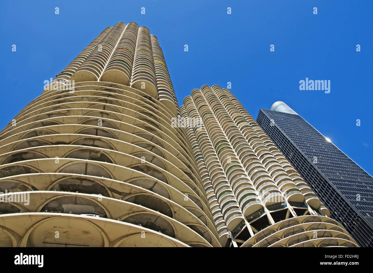Le lac Michigan, Chicago, Illinois, États-Unis d'Amérique, USA Banque D'Images