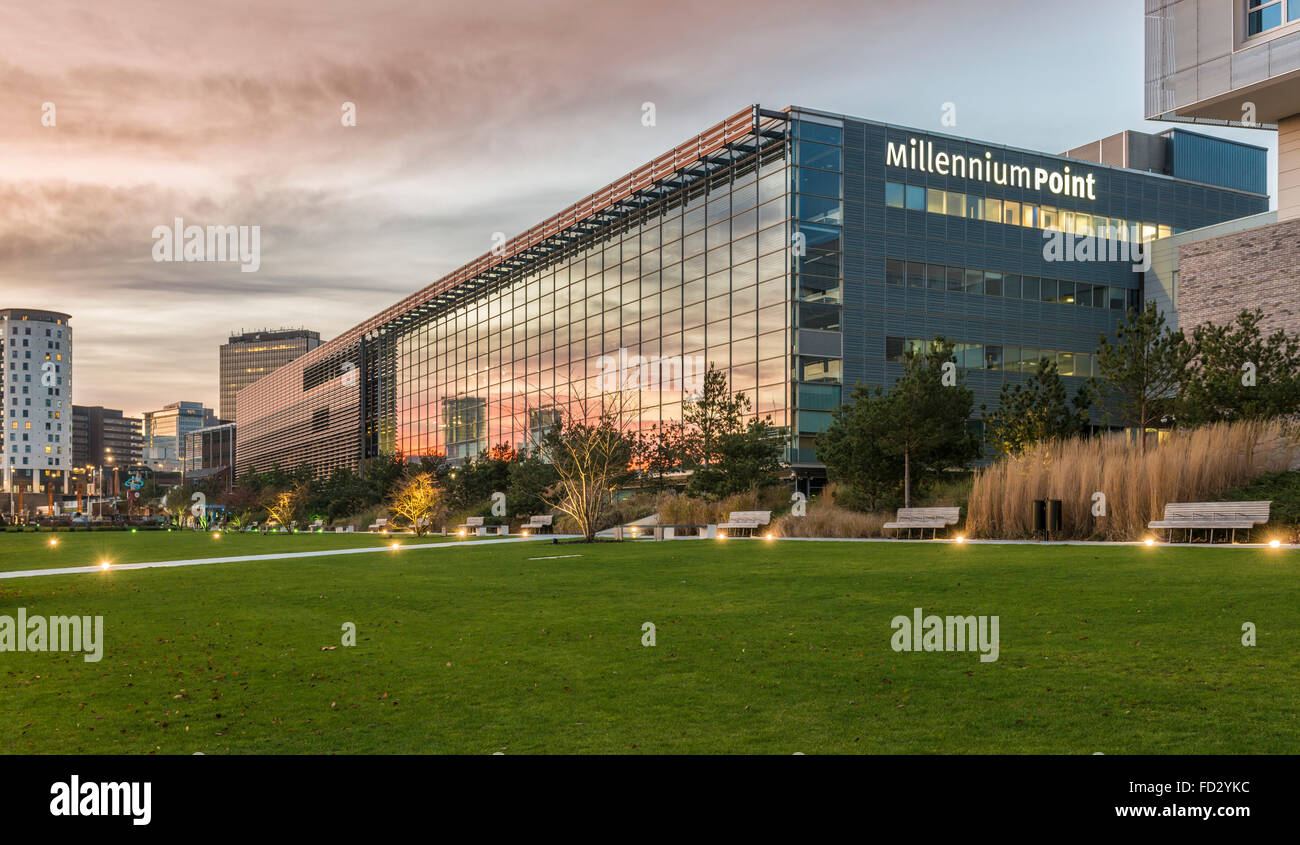 Millennium Point et l'Université de Birmingham à Birmingham Banque D'Images