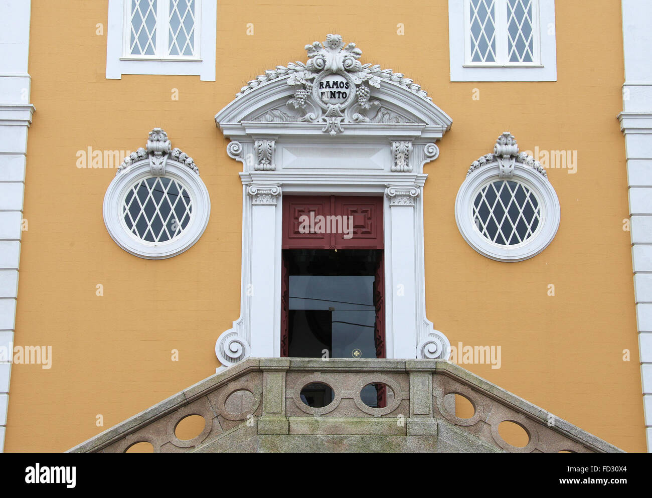 Ramos Pinto Wine Lodge à Vila Nova de Gaia au Portugal Banque D'Images
