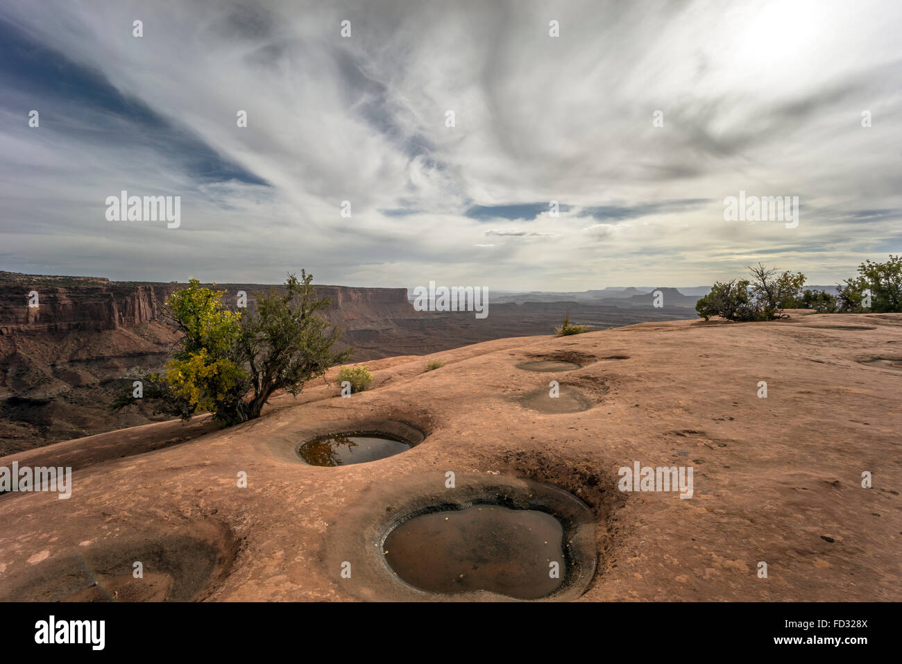 Canyonlands National Park est un parc national américain situé dans le sud-est de l'Utah près de la ville de Moab Banque D'Images