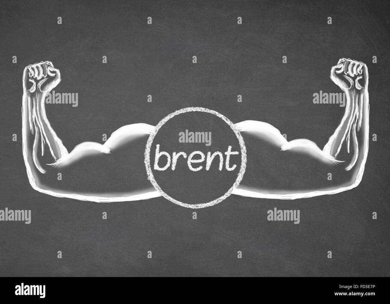 Strong Brant. Concept financier. Banque D'Images