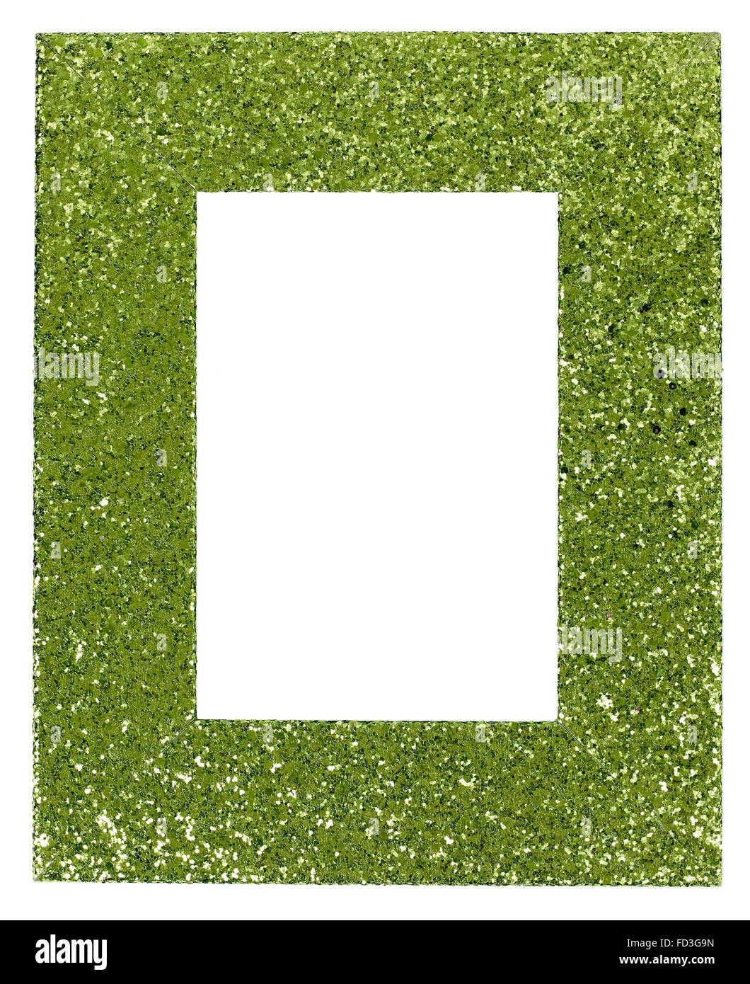 Cadre Photo Glitter vert Banque D'Images Cadre Photo Glitter vert Banque D'Images