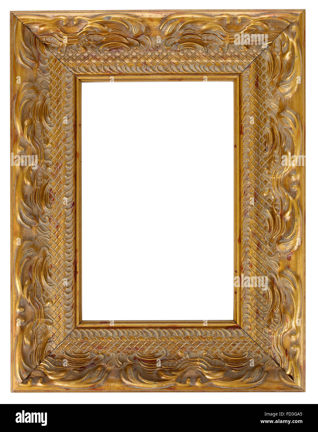 Cadre Photo d'or Banque D'Images Cadre Photo d'or Banque D'Images