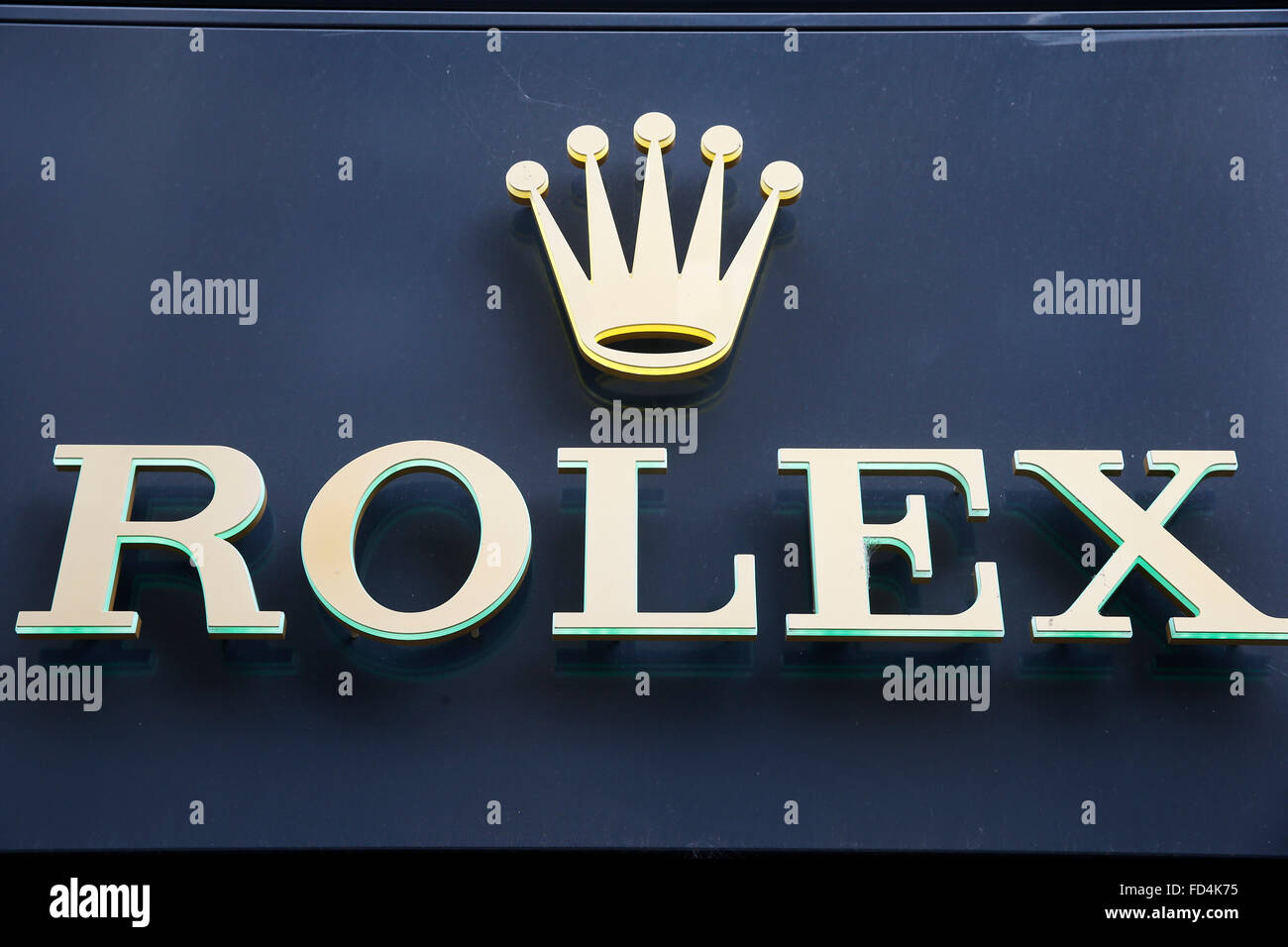 Marque de montres de luxe, Rolex Banque D'Images