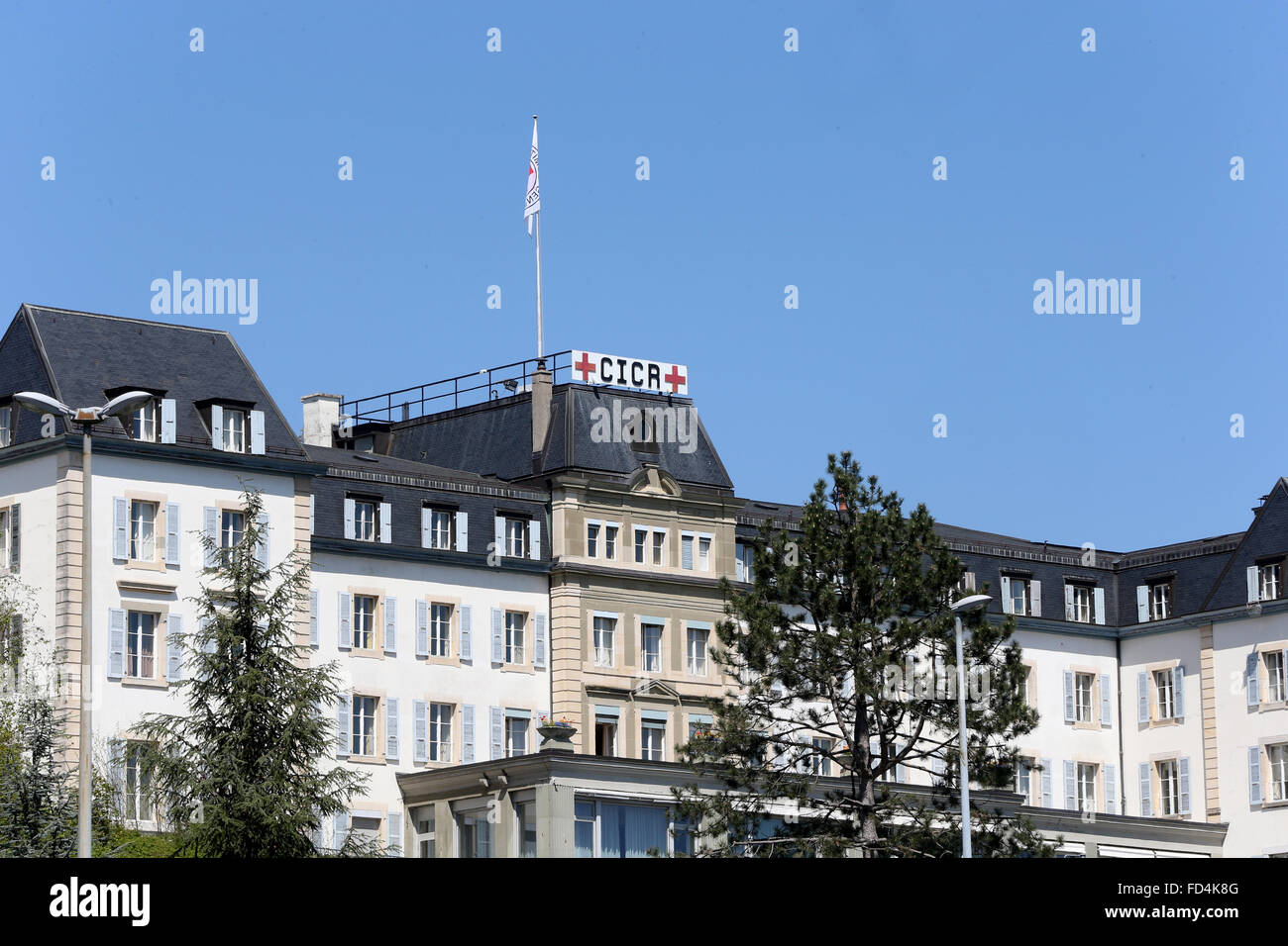 La Suisse, Genève, Comité international de la Croix-Rouge (CICR) de l'Administration centrale. Banque D'Images