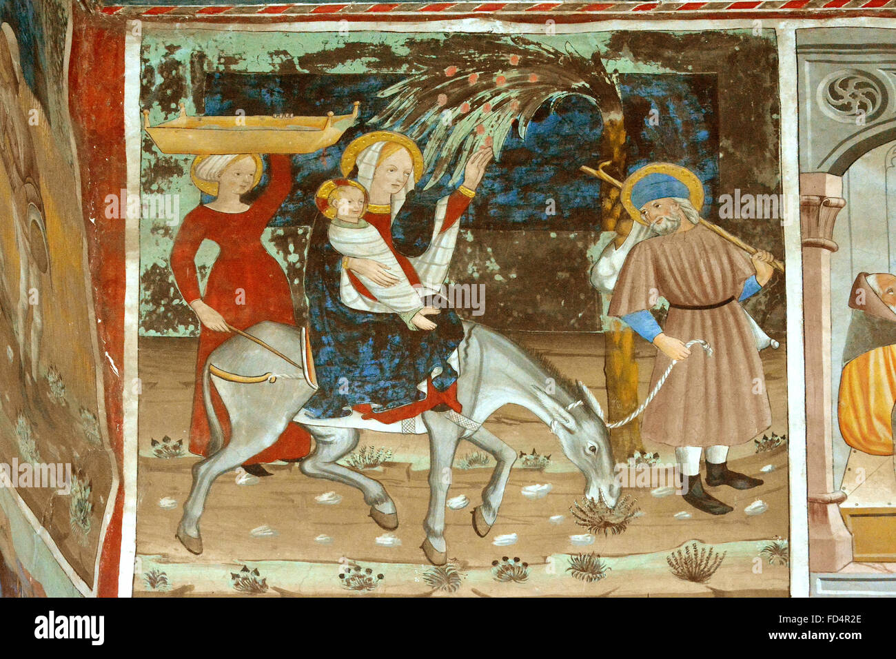 La chapelle Saint Sébastien. Tableau représentant la Sainte Famille