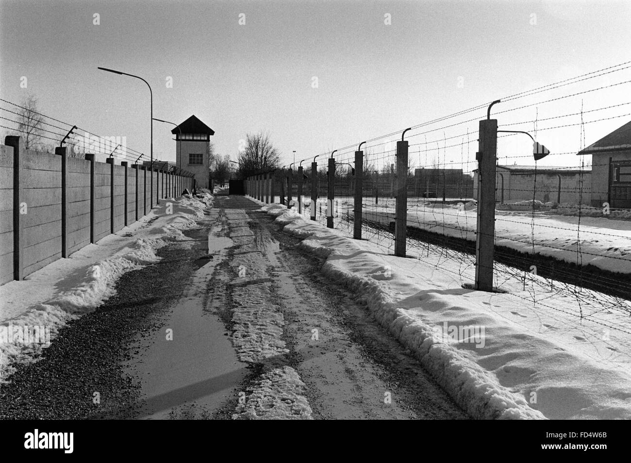 Camp de concentration de Dachau Banque D'Images