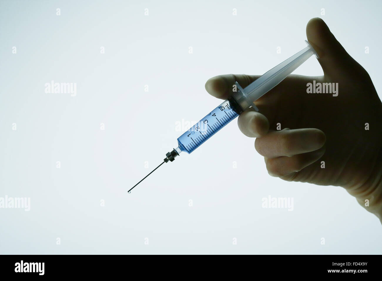 Dans le laboratoire scientifique Banque D'Images