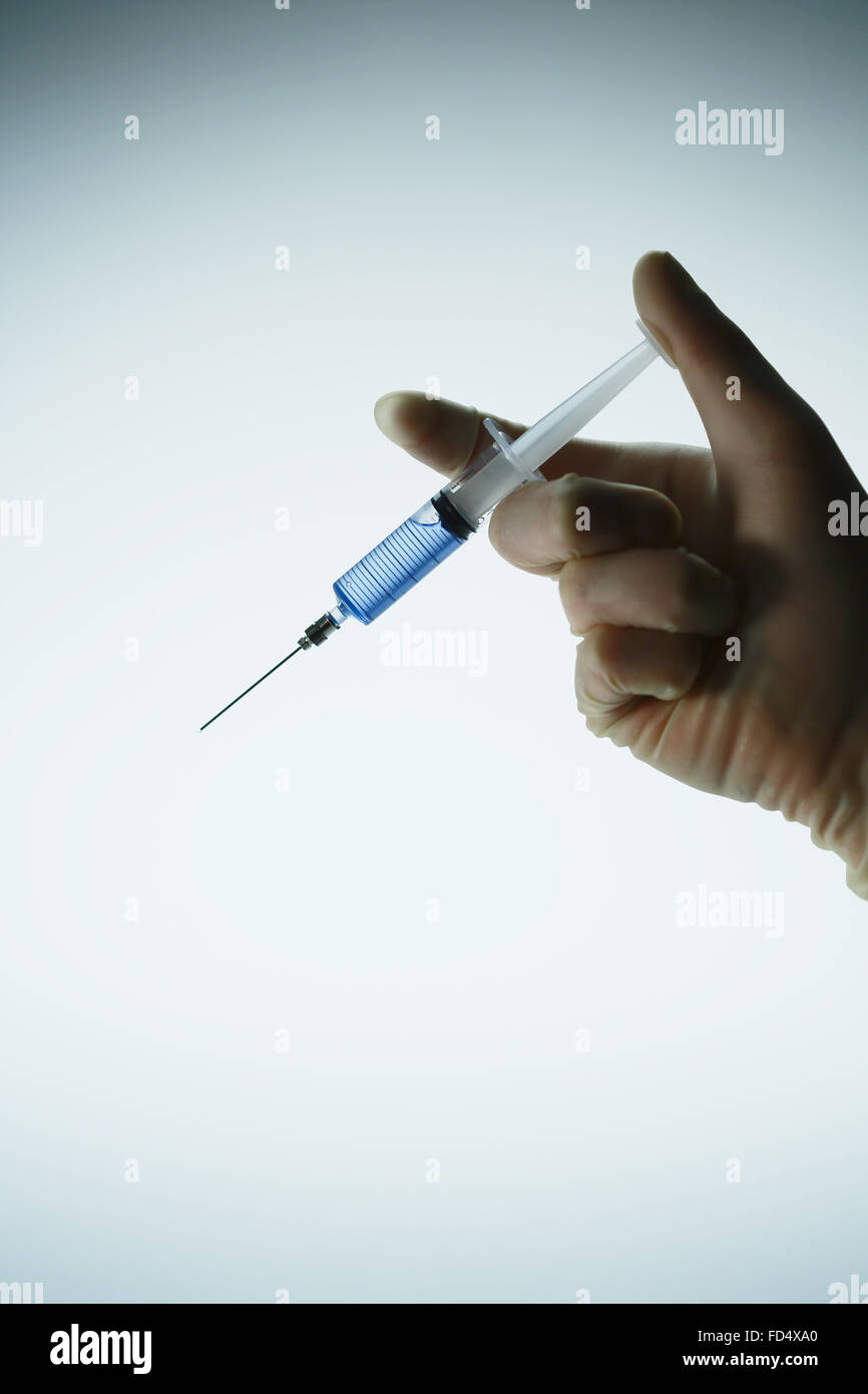 Dans le laboratoire scientifique Banque D'Images