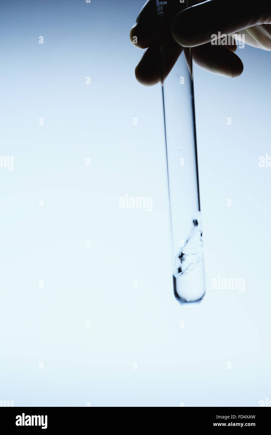 Dans le laboratoire scientifique Banque D'Images