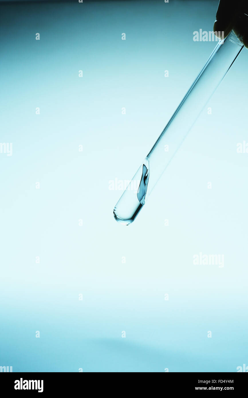 Dans le laboratoire scientifique Banque D'Images