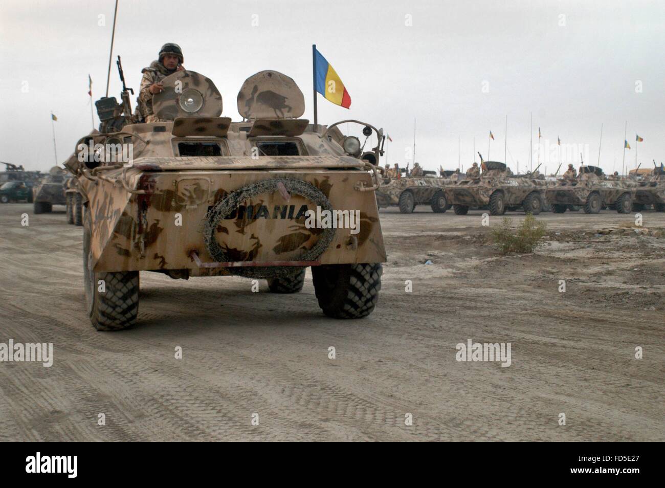 L'intervention militaire internationale en Iraq après la guerre de 2003, l'armée roumaine Banque D'Images