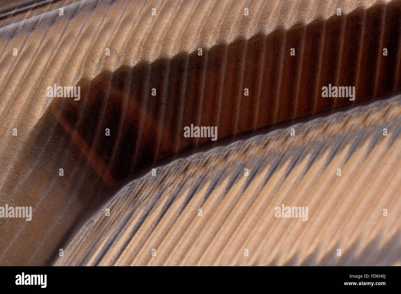 La structure rythmique géométrique sur verre Banque D'Images