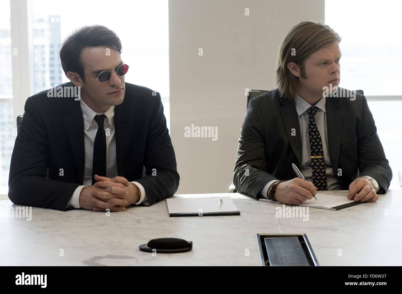 Le Marvel Daredevil, ou simplement Daredevil, est une série télévisée américaine créée pour le web par Drew Goddard, Netflix, basé sur le personnage Marvel Comics du même nom. Cette photo est pour un usage éditorial uniquement et est l'auteur de la société film et/ou le photographe attribué par le film ou la société de production et ne peut être reproduite que par des publications dans le cadre de la promotion du film ci-dessus. Un crédit obligatoire pour l'entreprise de film est nécessaire. Le photographe devrait également être portés lorsqu'il est connu. Banque D'Images