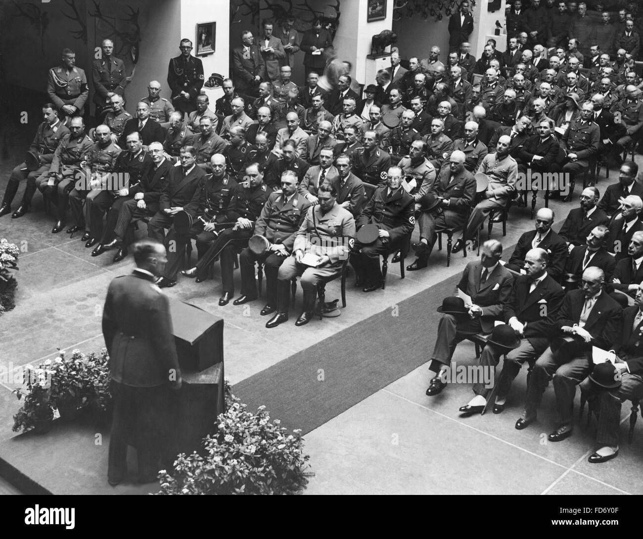 Ouverture de la chasse allemande à Berlin, Exposition 1934 Banque D'Images
