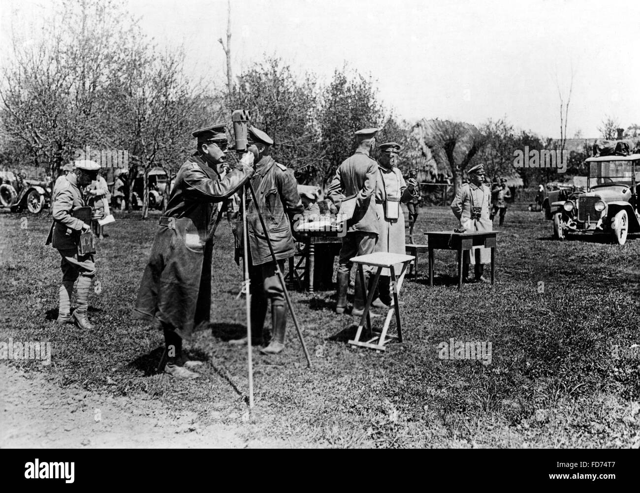 Le leadership de l'armée au poste de commandement du front de l'Est, 1915 Banque D'Images