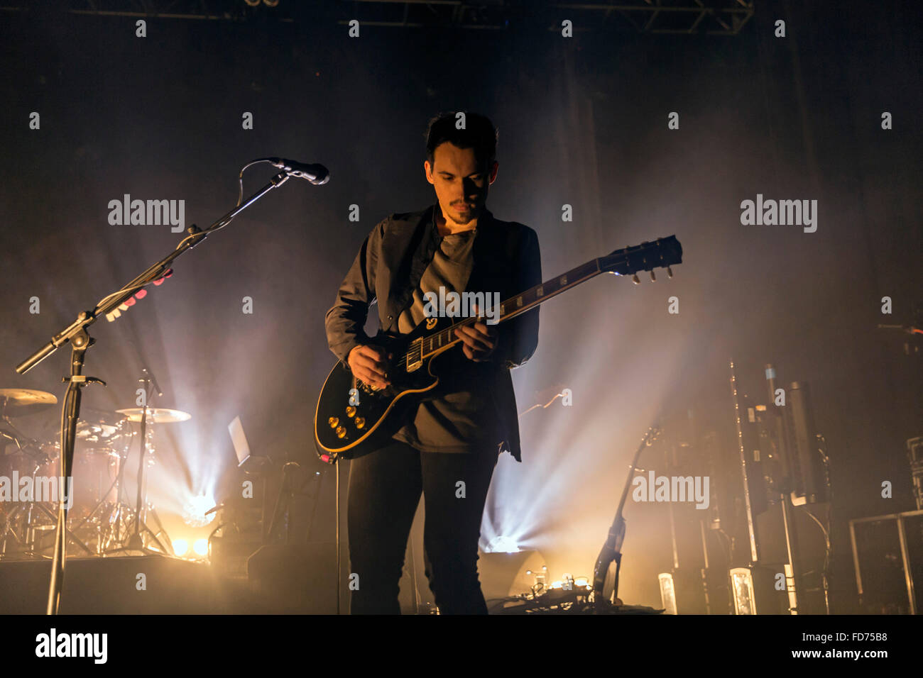 Londres, Royaume-Uni, 28 janvier 2016. Fille Performance Live à l'O2 Kentish Town Forum. © Robert Stainforth/Alamy Banque D'Images