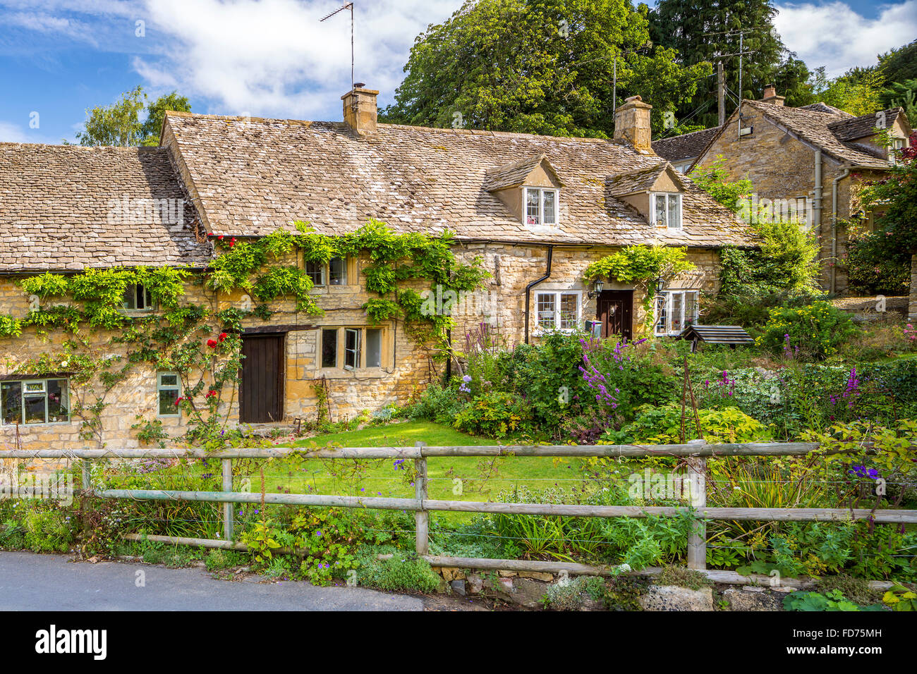 Snowshill village, Cotswolds, Gloucestershire, Angleterre, Royaume-Uni, Europe. Banque D'Images