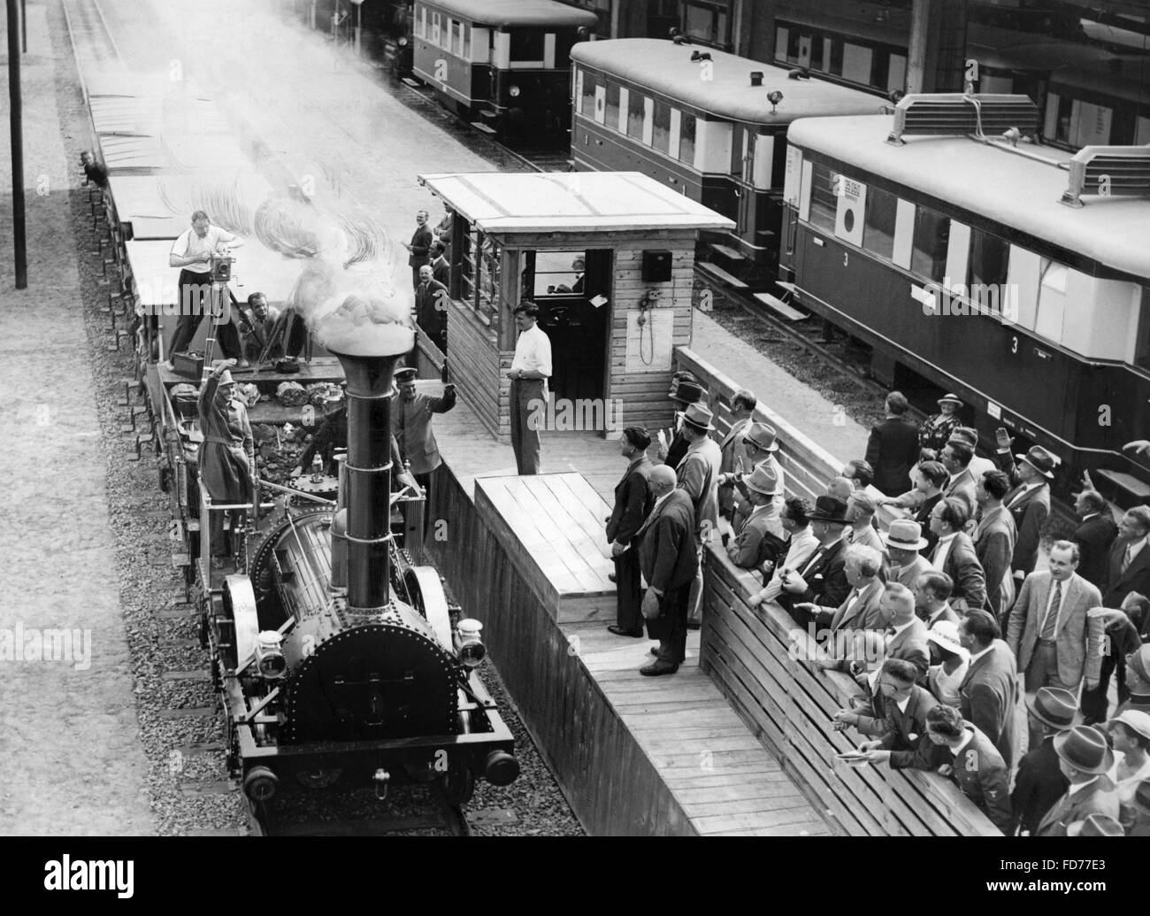 100e anniversaire de la gare allemande, 1935 Banque D'Images