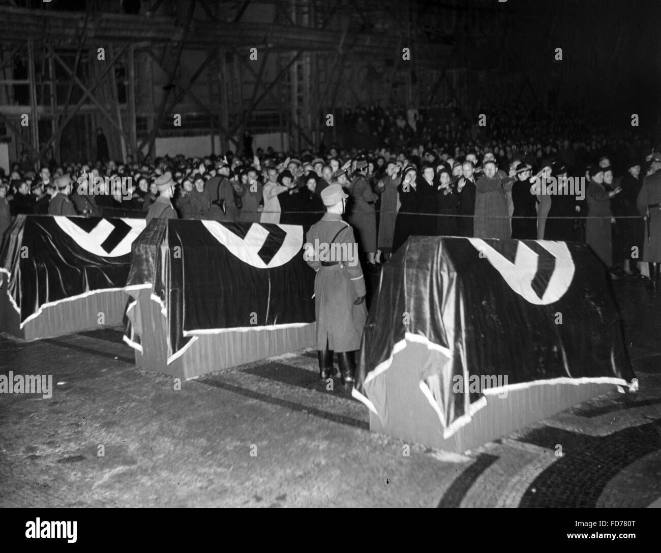 Tentative d'assassinat contre Adolf Hitler, Munich, 1939 Buergerbraeukeller Banque D'Images