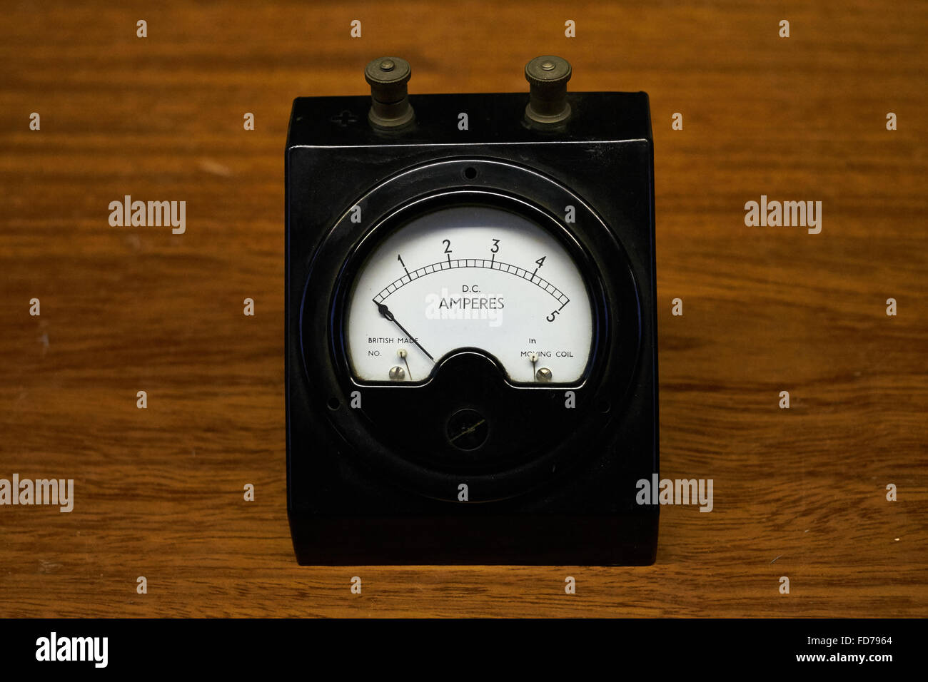 Ampèremètre vintage. Banque D'Images