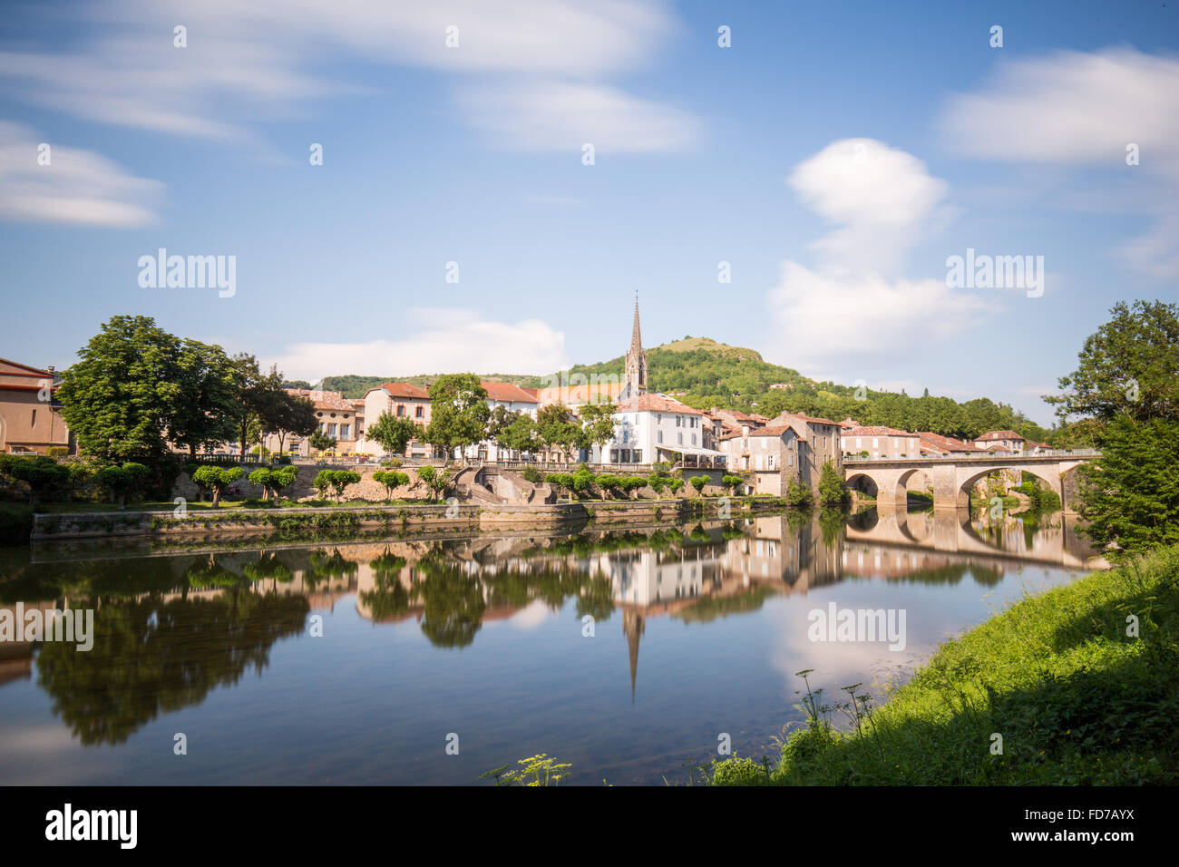 Saint Antonin Noble Val Banque D'Images