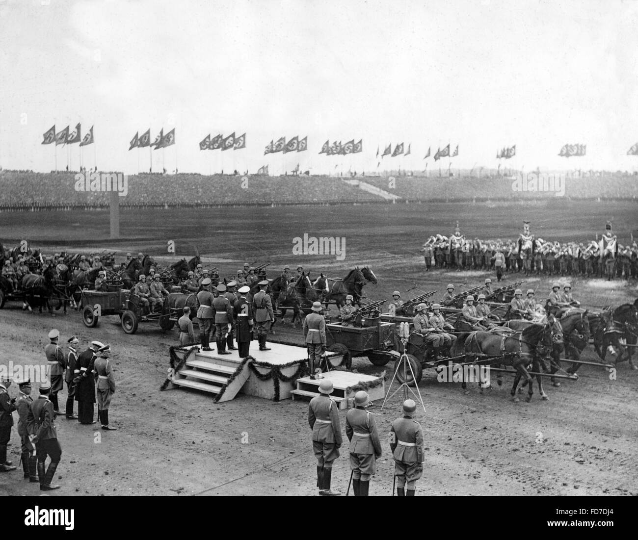 Le jour de la Wehrmacht au cours de la Nuremberg, 1938 Banque D'Images