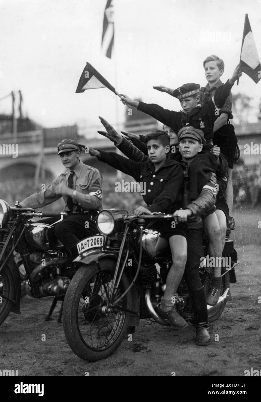 Festival du sport de la Jeunesse Hitlérienne de Berlin, 1936 Banque D'Images