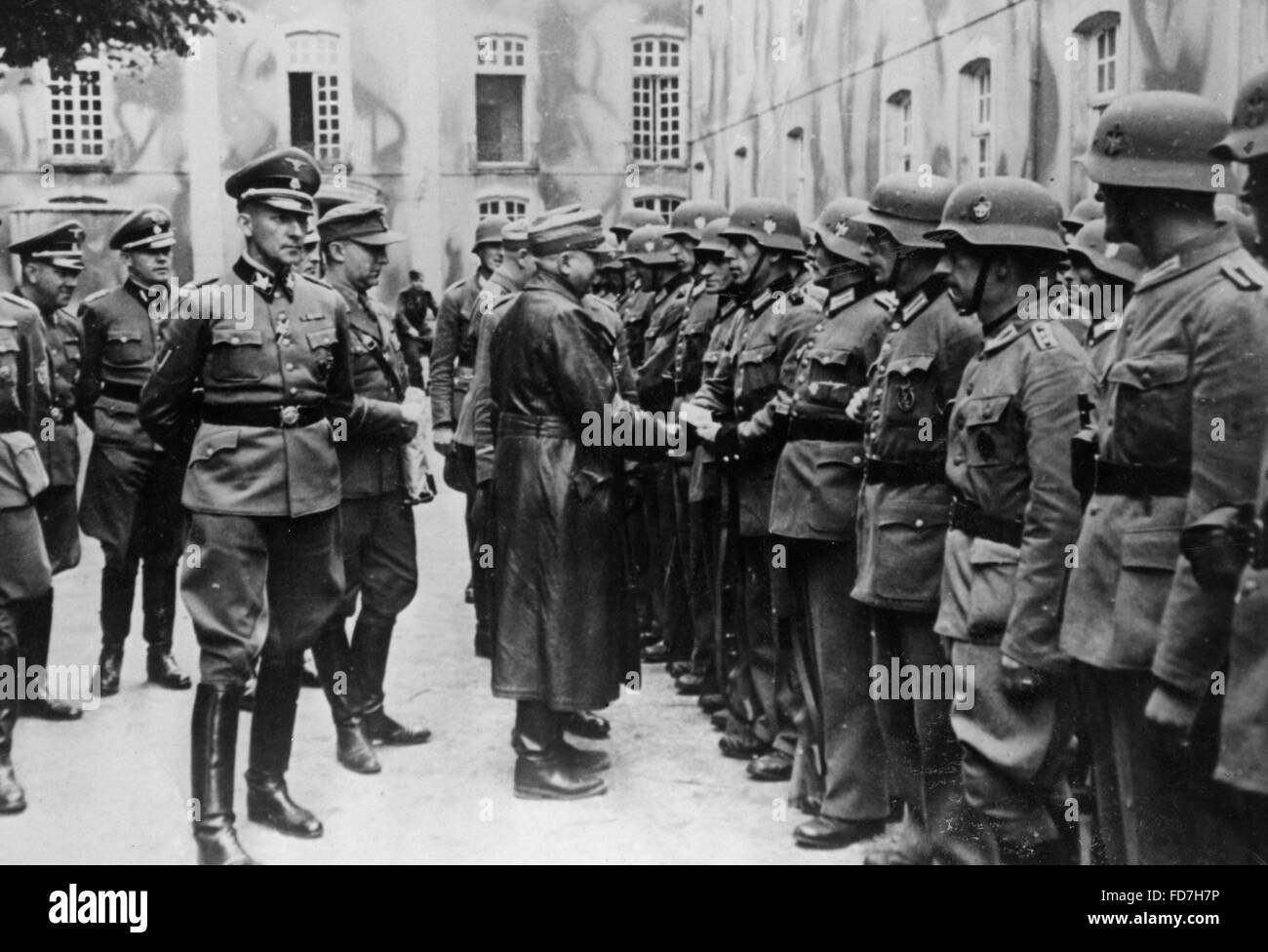 Distinction de SA-fighters sur le front de l'Ouest, 1944 Banque D'Images