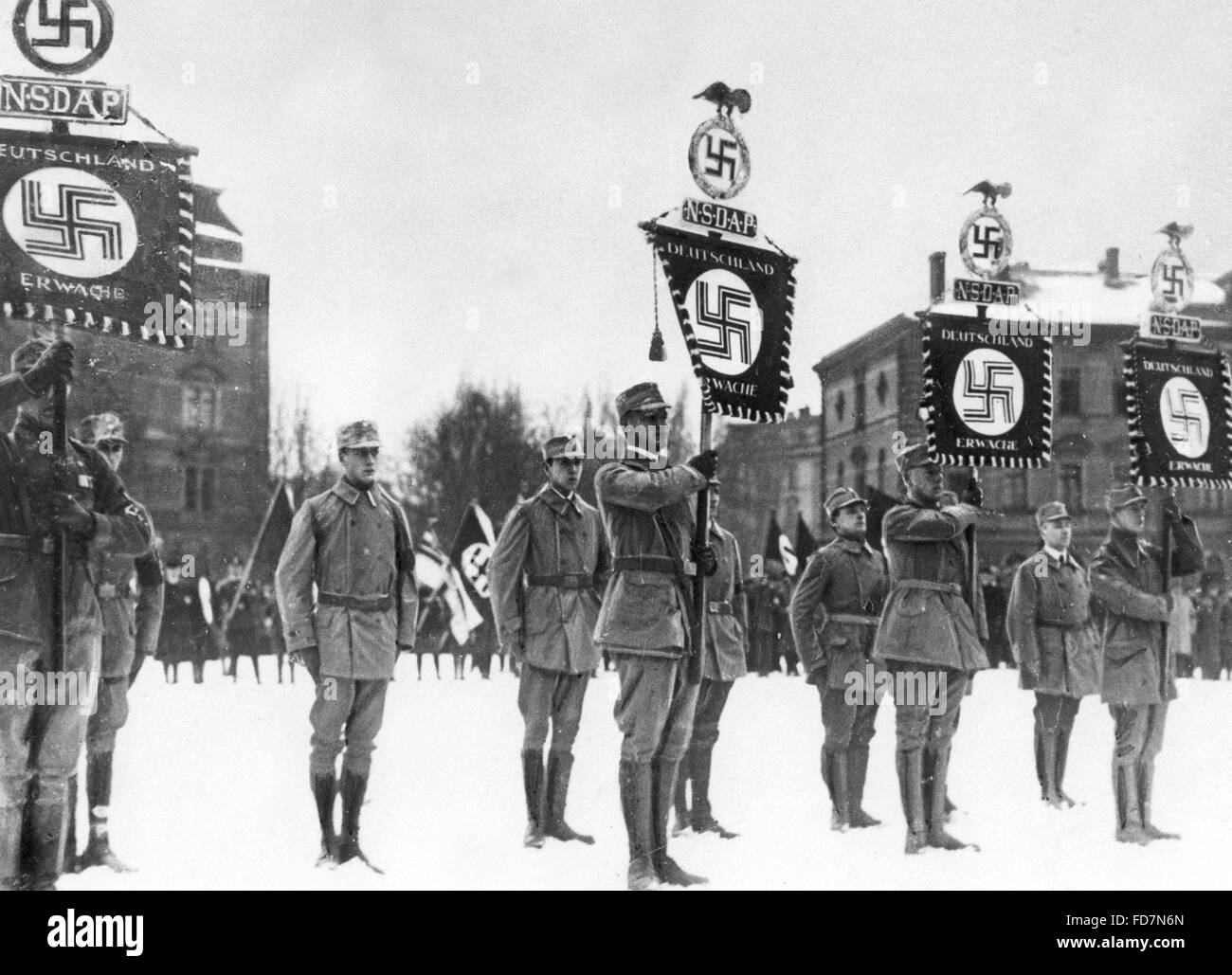 L'AS de la Premier Congrès du Parti du NSDAP à Munich, 1923 Banque D'Images