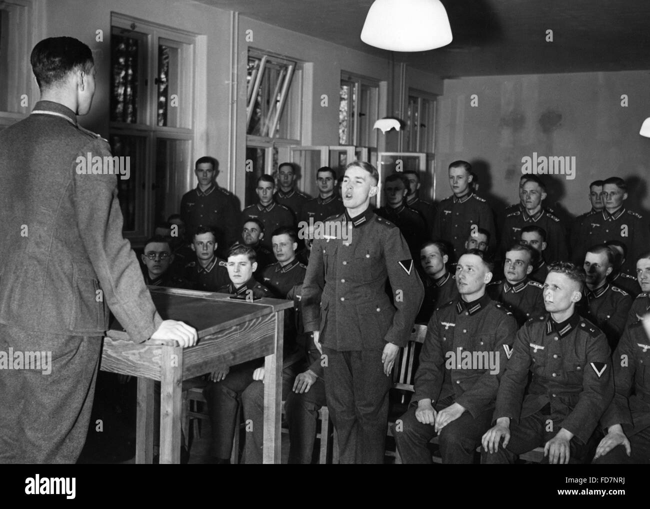 Les élèves officiers en formation, 1937 Banque D'Images