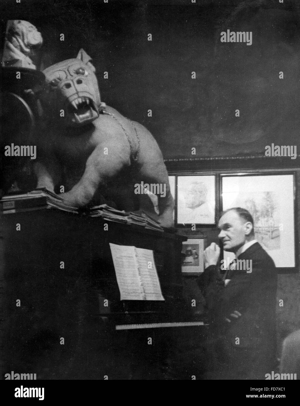 La taverne de l'artiste "implizissimus» à Munich, 1920 Banque D'Images