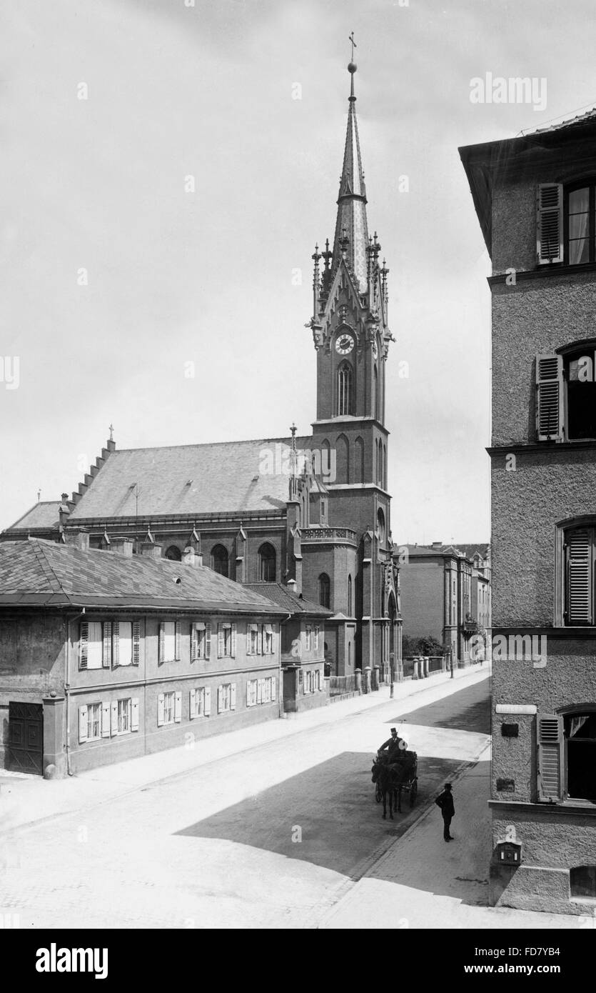 L'église de Saint Marc à Munich Banque D'Images