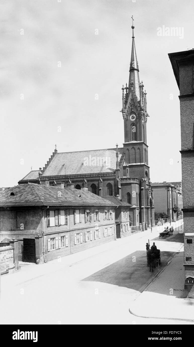 L'église de Saint Marc à Munich Banque D'Images