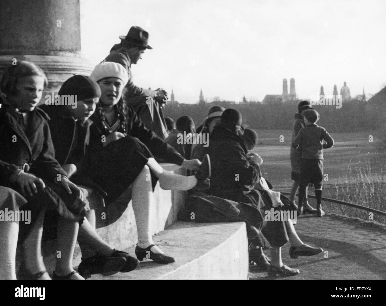 English garden in munich monopteros Banque de photographies et d’images