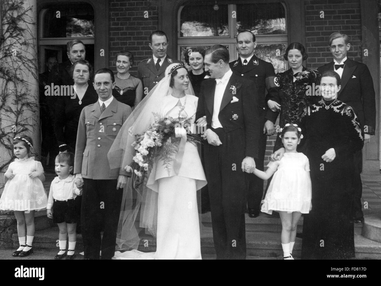 Le mariage de la sœur de Goebbels, 1938 Banque D'Images