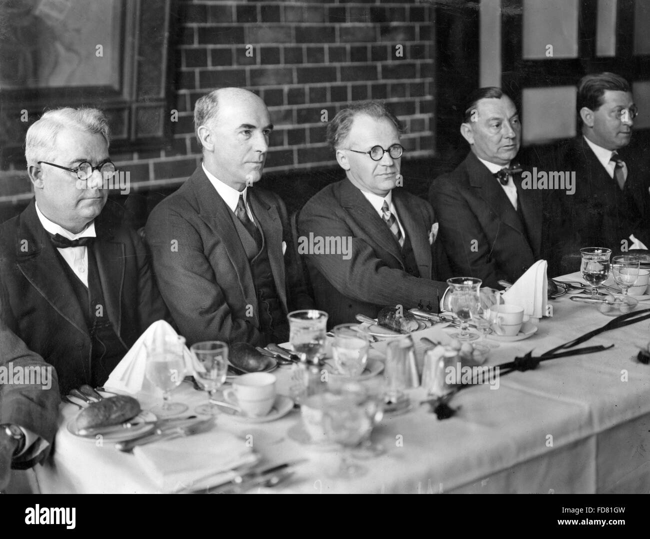 Wilhelm Backhaus à la propagande Musique semaine à Sydney, 1930 Banque D'Images