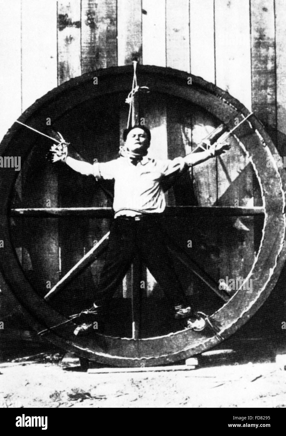 Magicien Harry Houdini Banque D'Images