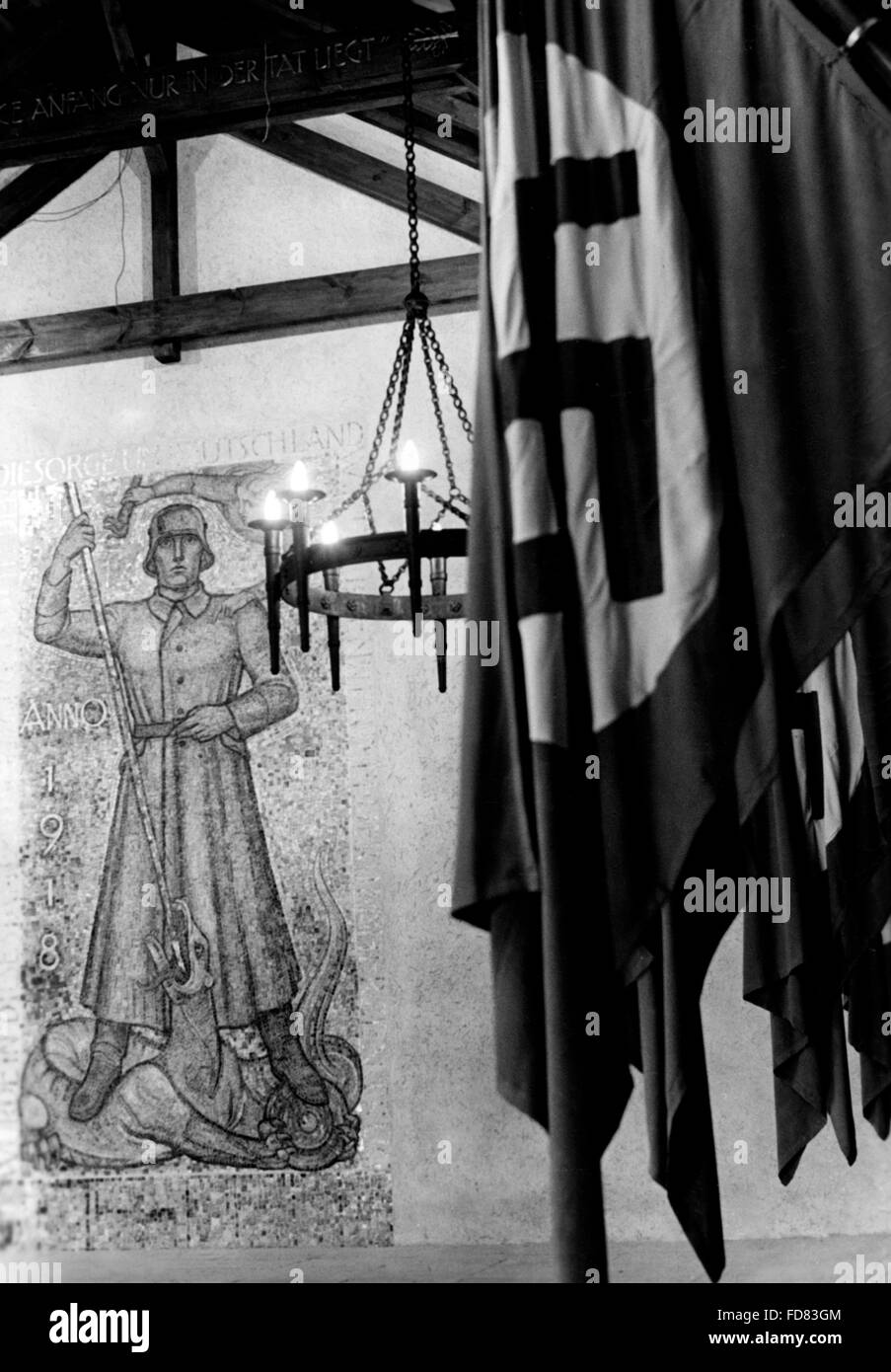 Adolf Hitler's sick Bay au cours de la PREMIÈRE GUERRE MONDIALE. Banque D'Images