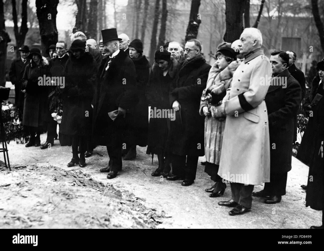 Funérailles de Kurt François à Berlin, 1931 Banque D'Images