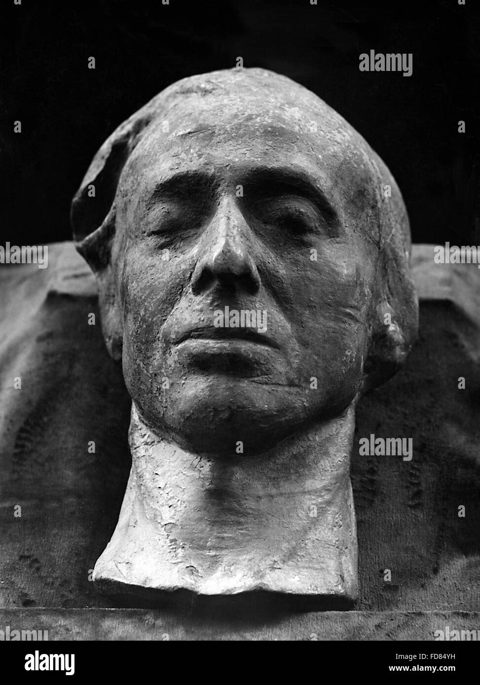 Le masque de la mort de Frederic Chopin, 1937 Banque D'Images