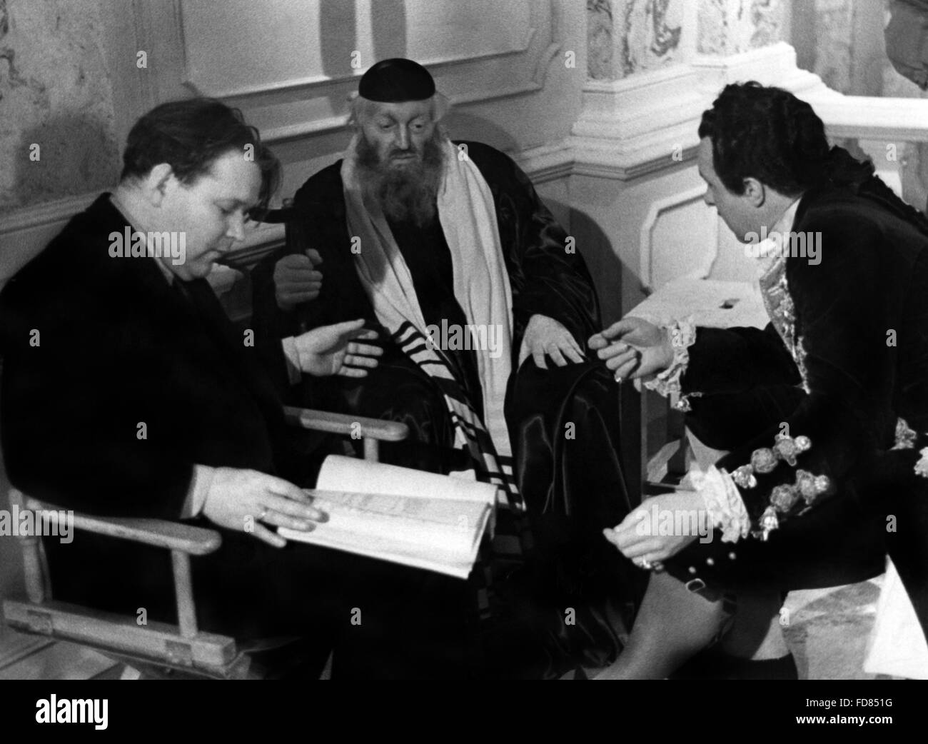 Veit Harlan sur le tournage du film le Juif Süss, 1940 Banque D'Images