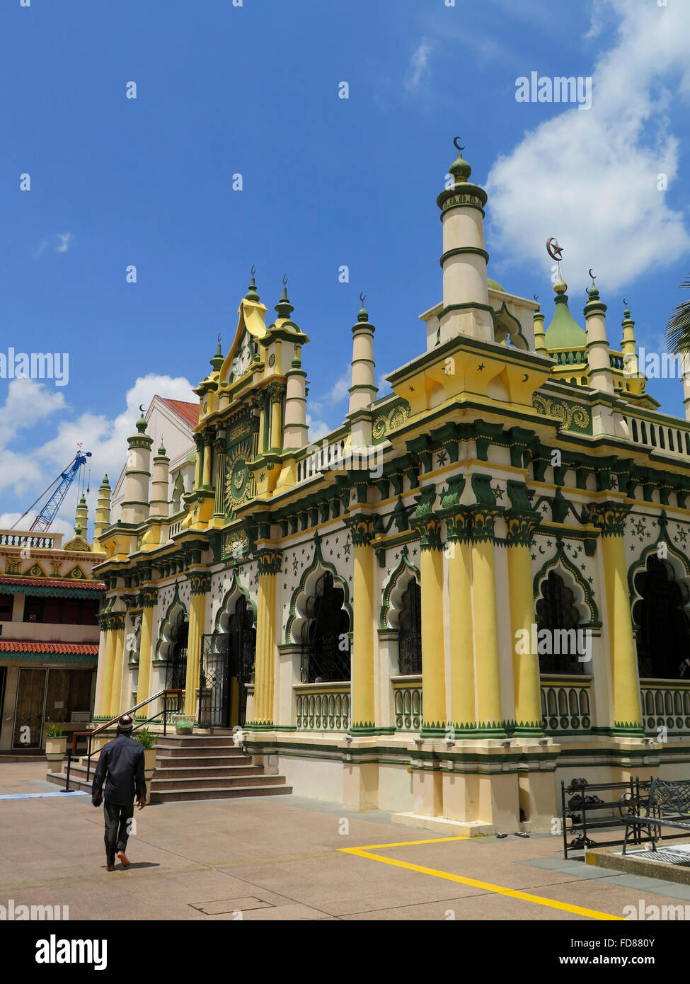 Mosquée Abdul Gafoor Mosquée, Little India, Singapour, Asie Banque D'Images