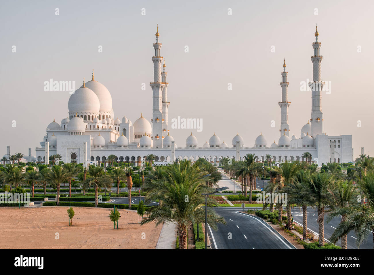 Grande mosquée de Sheikh Zayed, Abu Dhabi, UAE Banque D'Images
