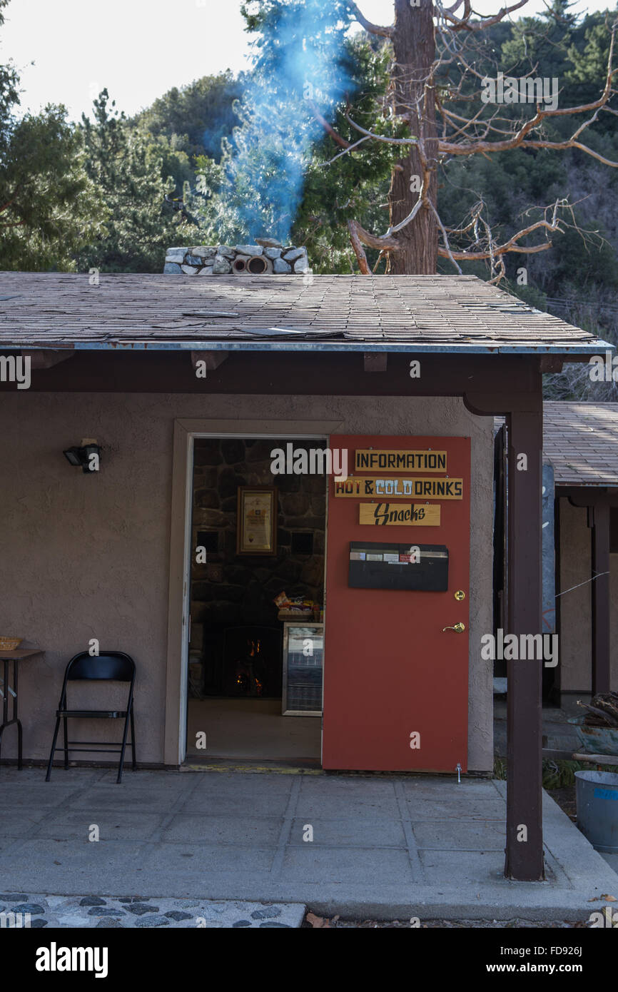Haramokngna American Indian Centre culturel sur l'autoroute Angeles crest au Red Fort dans l'Angeles National forest Banque D'Images