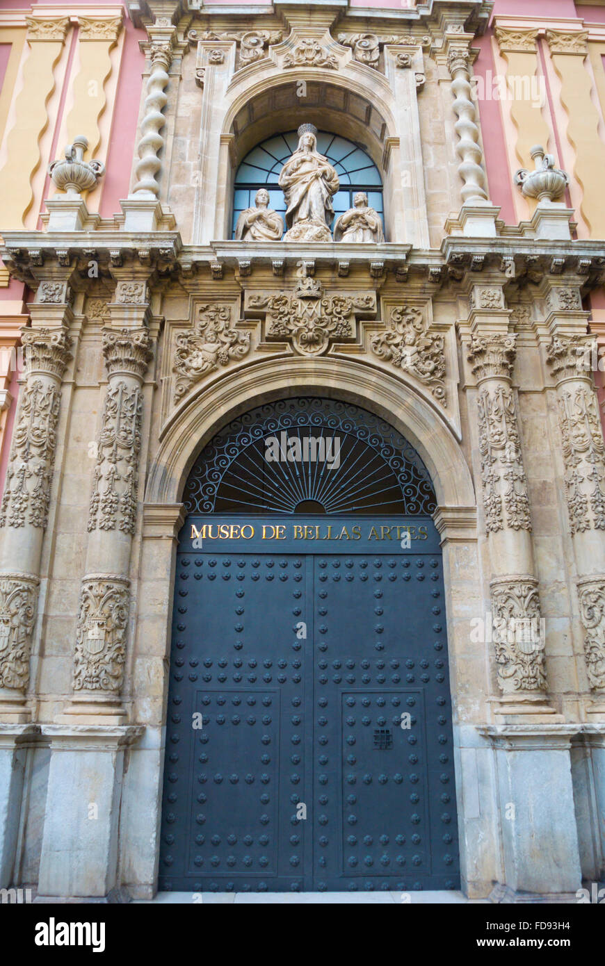 Musée des Beaux Arts, Musée d'art, Plaza del Museo, Séville, Andalousie, Espagne Banque D'Images